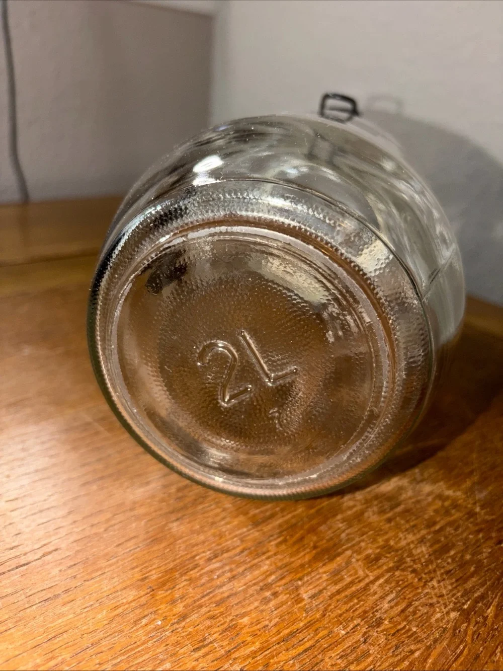 Vintage Triomphe France Medium Glass Jar/Canister 